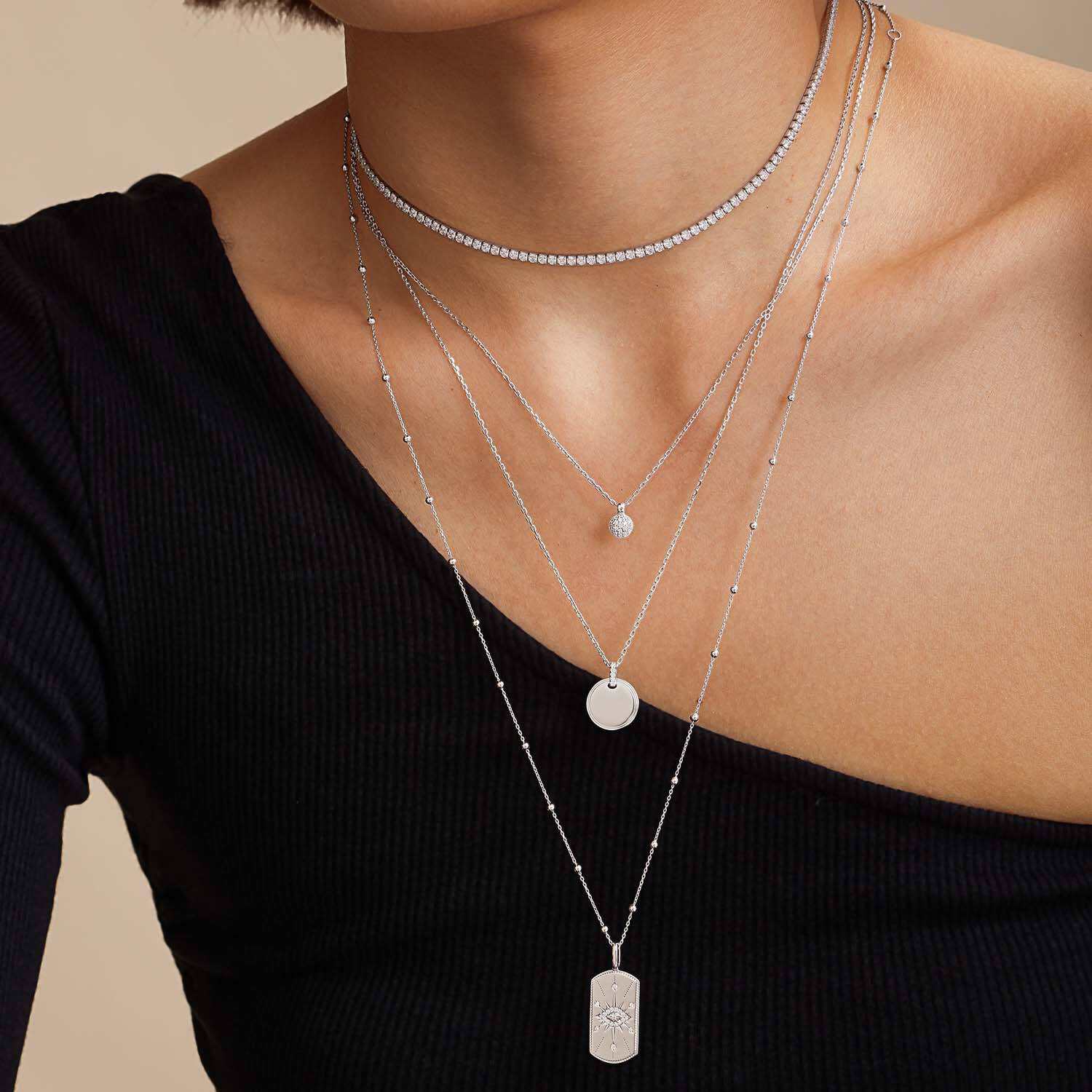  Pop Charms - Silber / Rhodiniert - Zirkonia